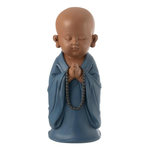 Paris Prix Statuette Moine Prière  Grady  32cm Bleu
