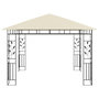 Voir la diapositive 3 : VIDAXL Belvedere avec moustiquaire 3x3x2,73 m Creme 180 g/m^2