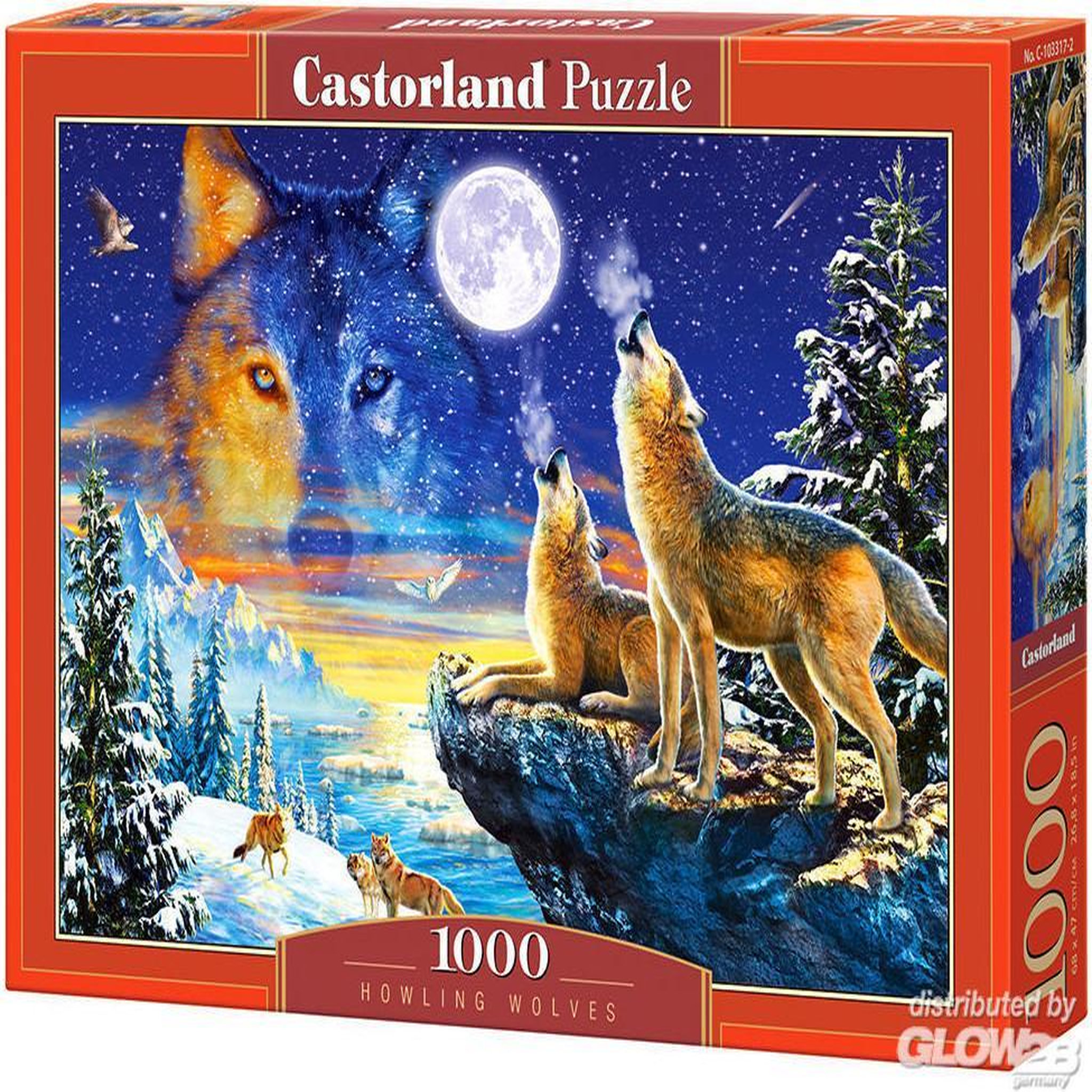 Voir la diapositive 3 : Castorland Puzzle 1000 pièces : Le hurlement des loups
