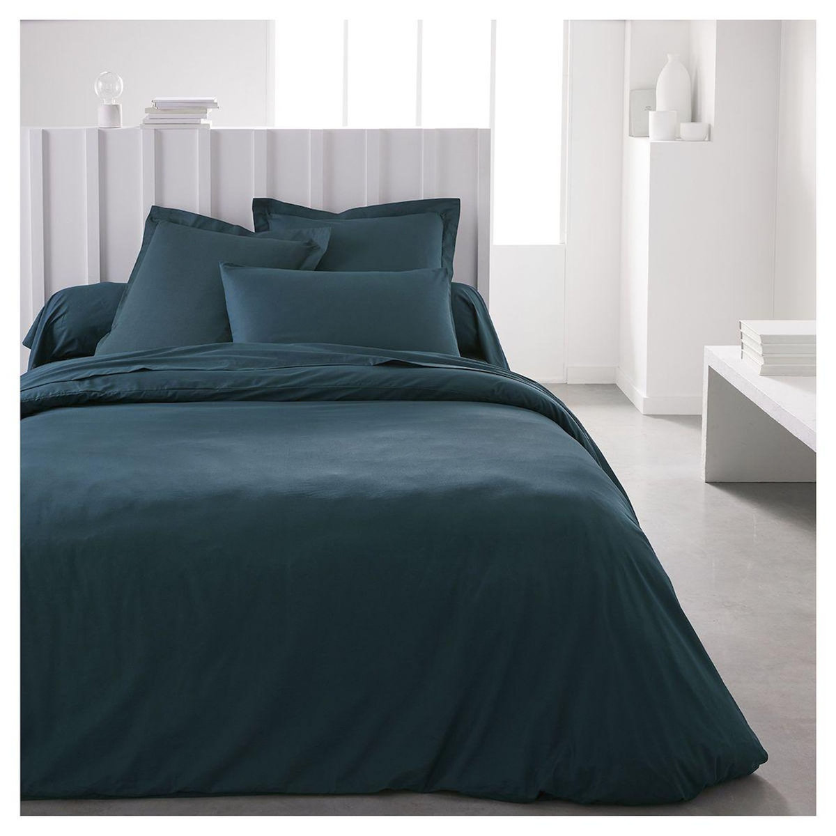 TODAY Housse de Couette unie en Coton 57 fils