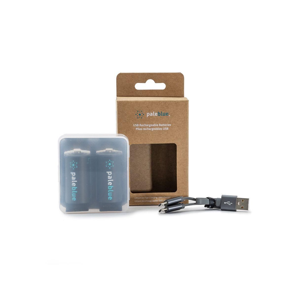 PALE BLUE Pile rechargeable USB C Cell (LR14)