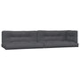 Voir la diapositive 2 : VIDAXL Coussins de palette lot de 5 anthracite tissu