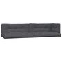 Voir la diapositive 2 : VIDAXL Coussins de palette lot de 5 anthracite tissu