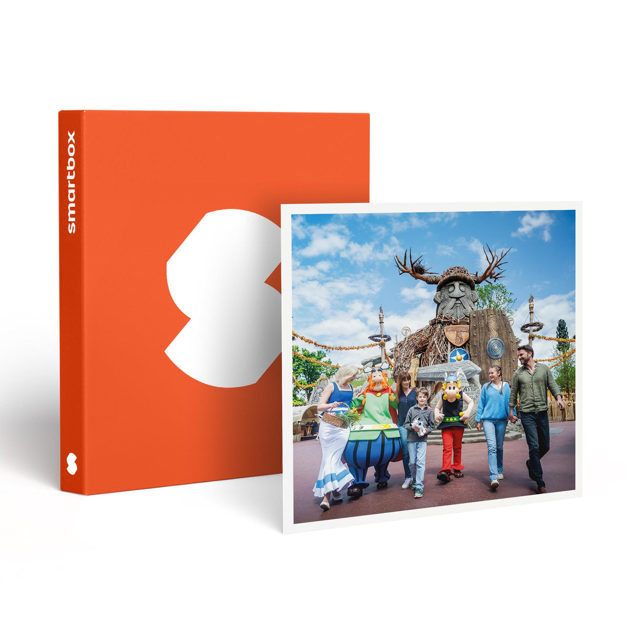 Smartbox Parc Astérix : Billets d'entrée pour 2 adultes et 1 enfant - Coffret Cadeau Multi-thèmes