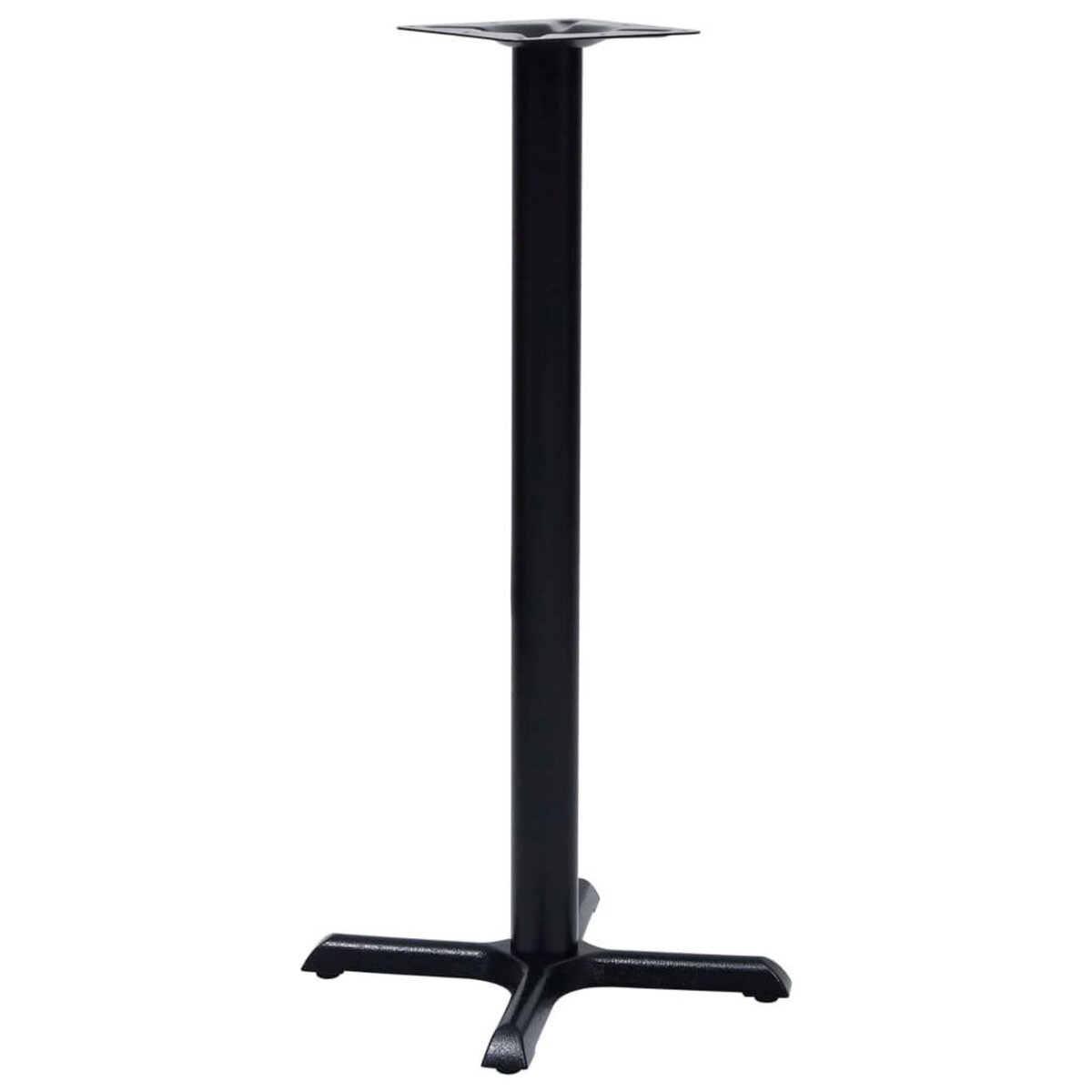 VIDAXL Pied de table de bistro Noir 56x56x107 cm Fonte