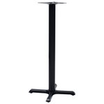 VIDAXL Pied de table de bistro Noir 56x56x107 cm Fonte