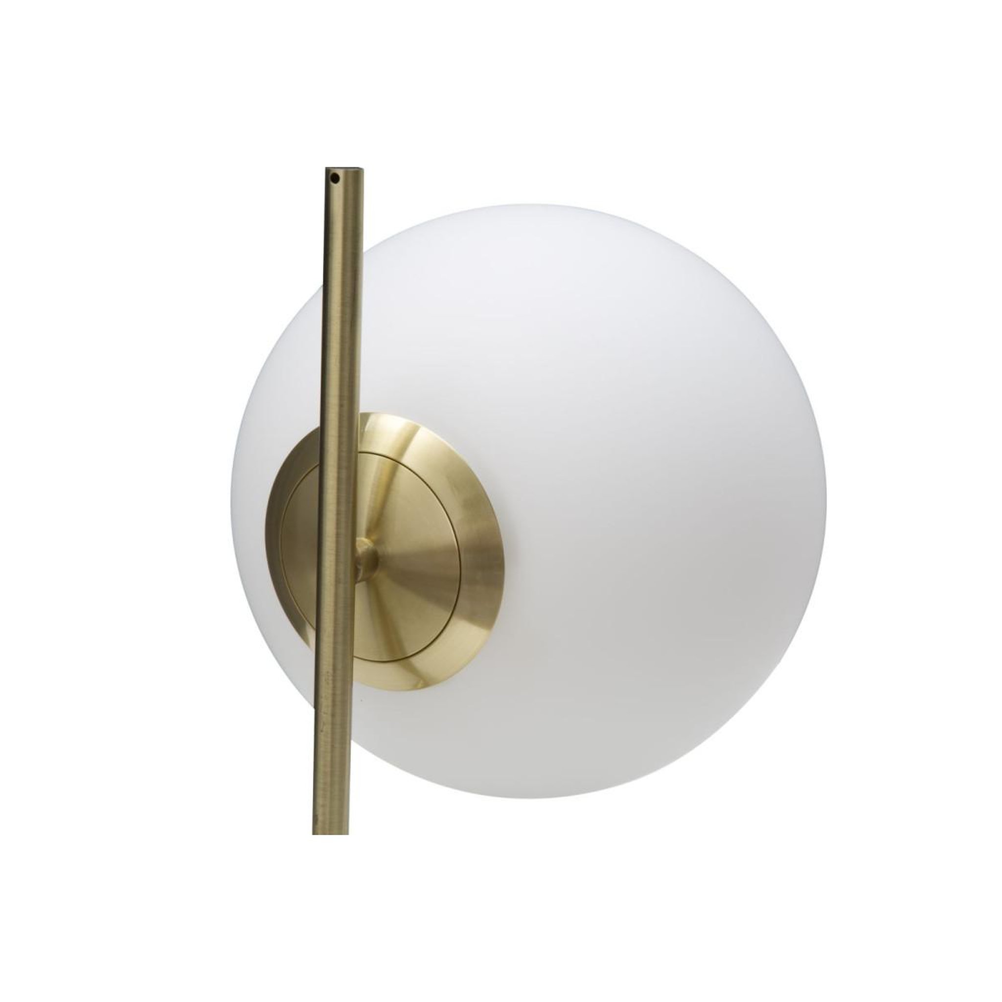 Voir la diapositive 3 : Paris Prix Lampe à poser sphère  glamy  27cm blanc & or