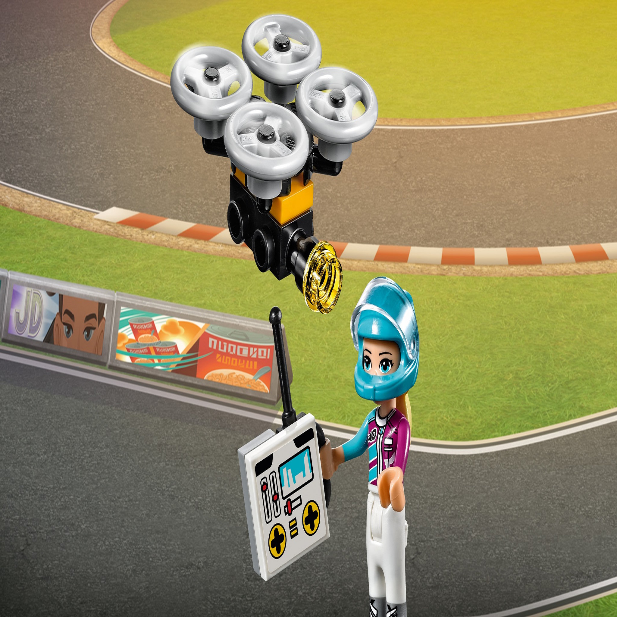 Voir la diapositive 3 : LEGO Friends 41352 - La grande course 
