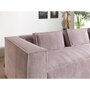 Voir la diapositive 4 : LISA DESIGN Stella - canapé d'angle - en velours côtelé - 4 places -style contemporain - droit