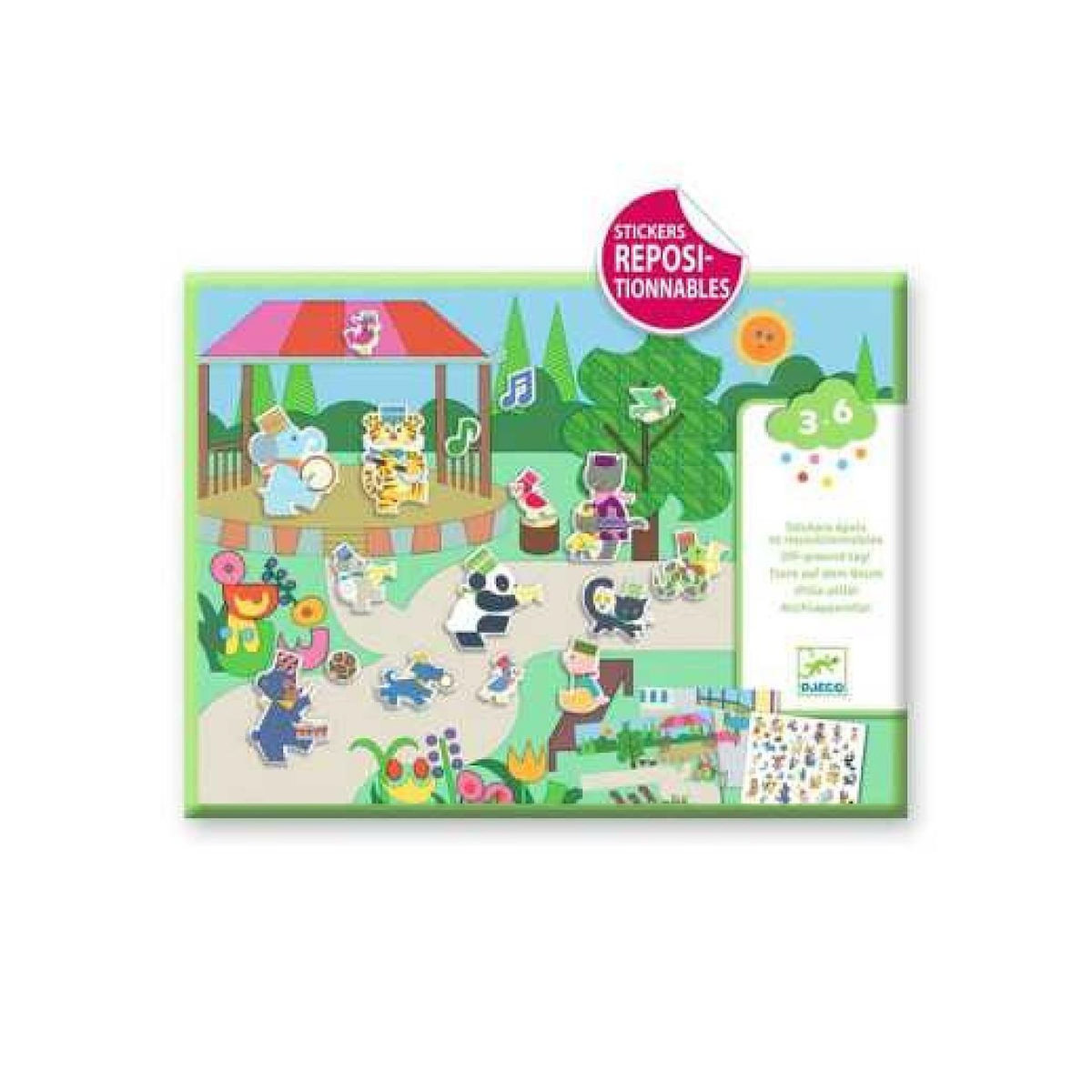 Djeco CREER AVEC DES STICKERS - Fanfare