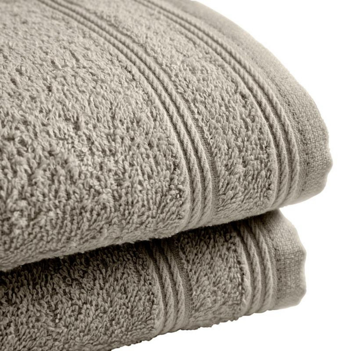 COTON PUR Lot de 2 serviettes invité  Spa  30 x 50 cm / 400 gr/m² -  - Lot de 2 Serviettes invité 30 x 50 cm