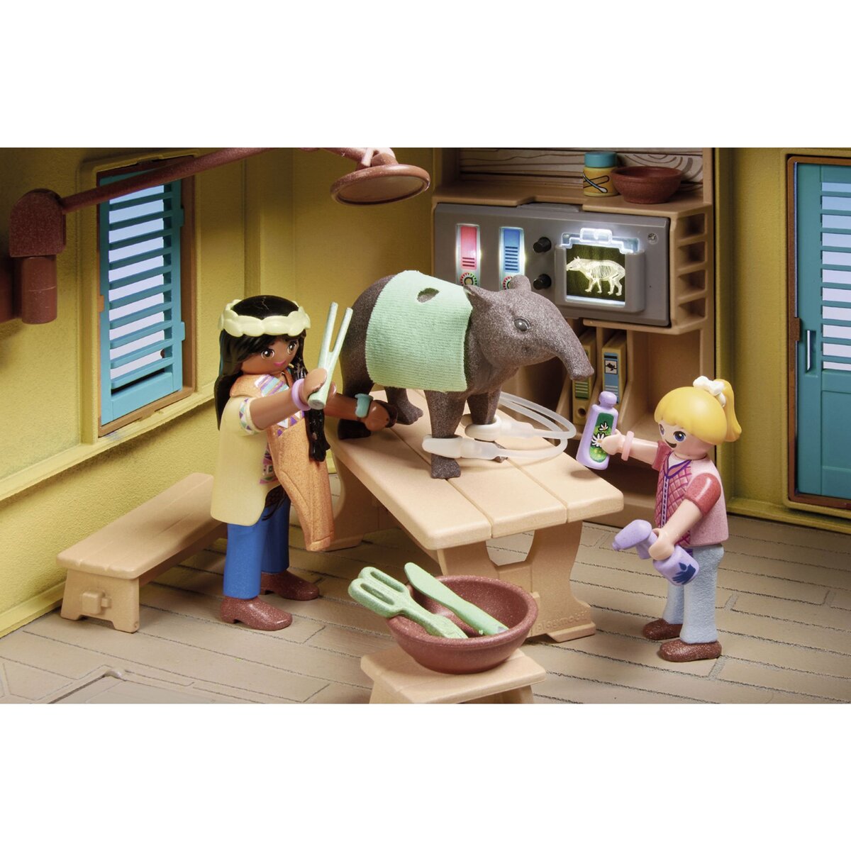 PLAYMOBIL 71007 - Centre de soins pour animaux Wiltopia
