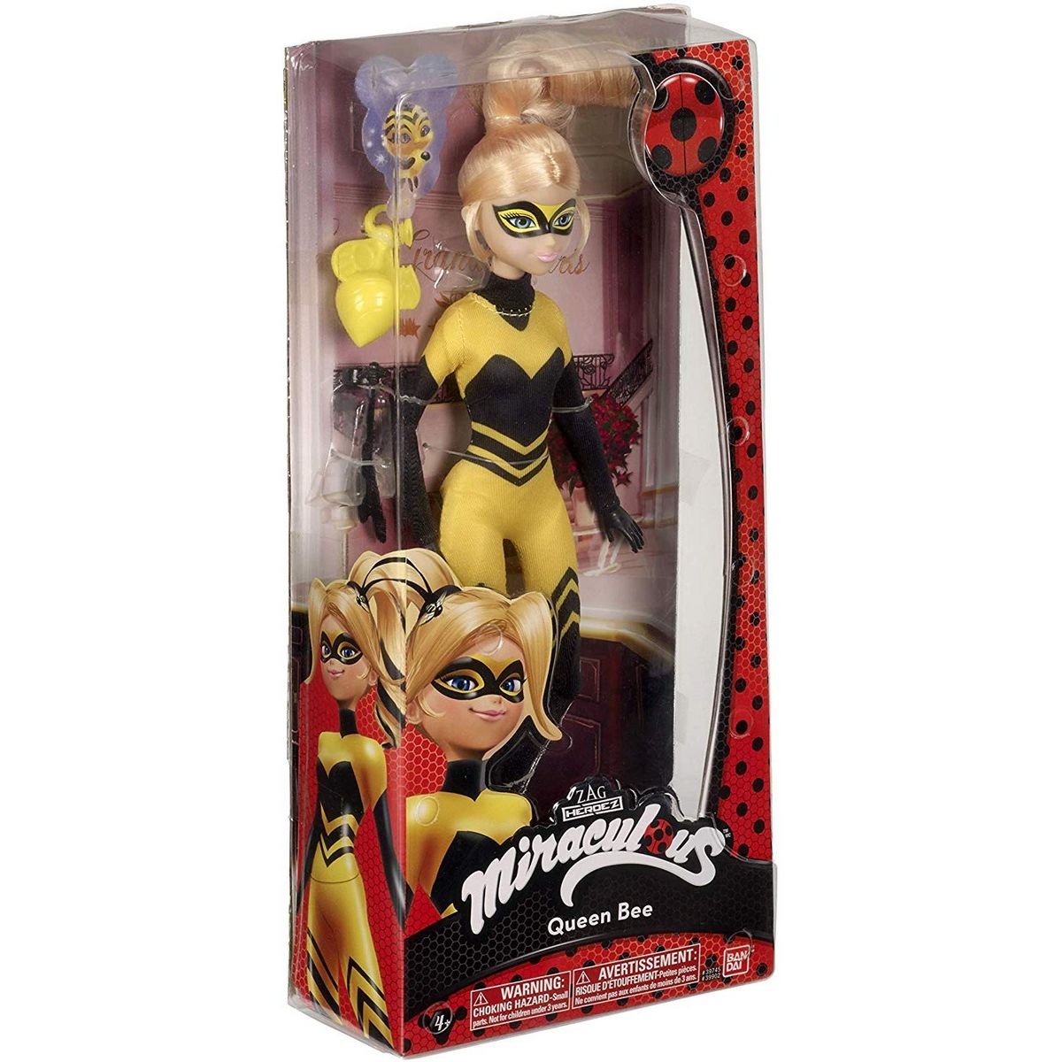 BANDAI Poupée 26 cm Queen Bee - Miraculous