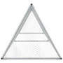 Voir la diapositive 5 : VIDAXL Cage pour poules argente 400x105x91 cm acier galvanise