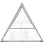 Voir la diapositive 5 : VIDAXL Cage pour poules argente 400x105x91 cm acier galvanise