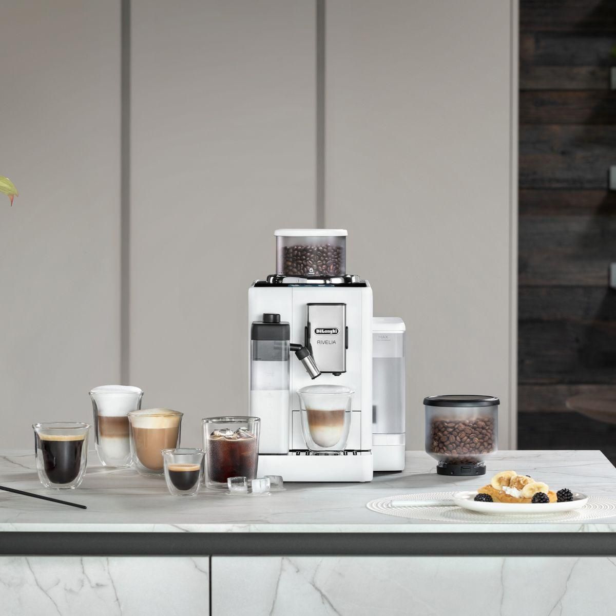 DELONGHI Expresso Broyeur rivelia latte FEB4455.W