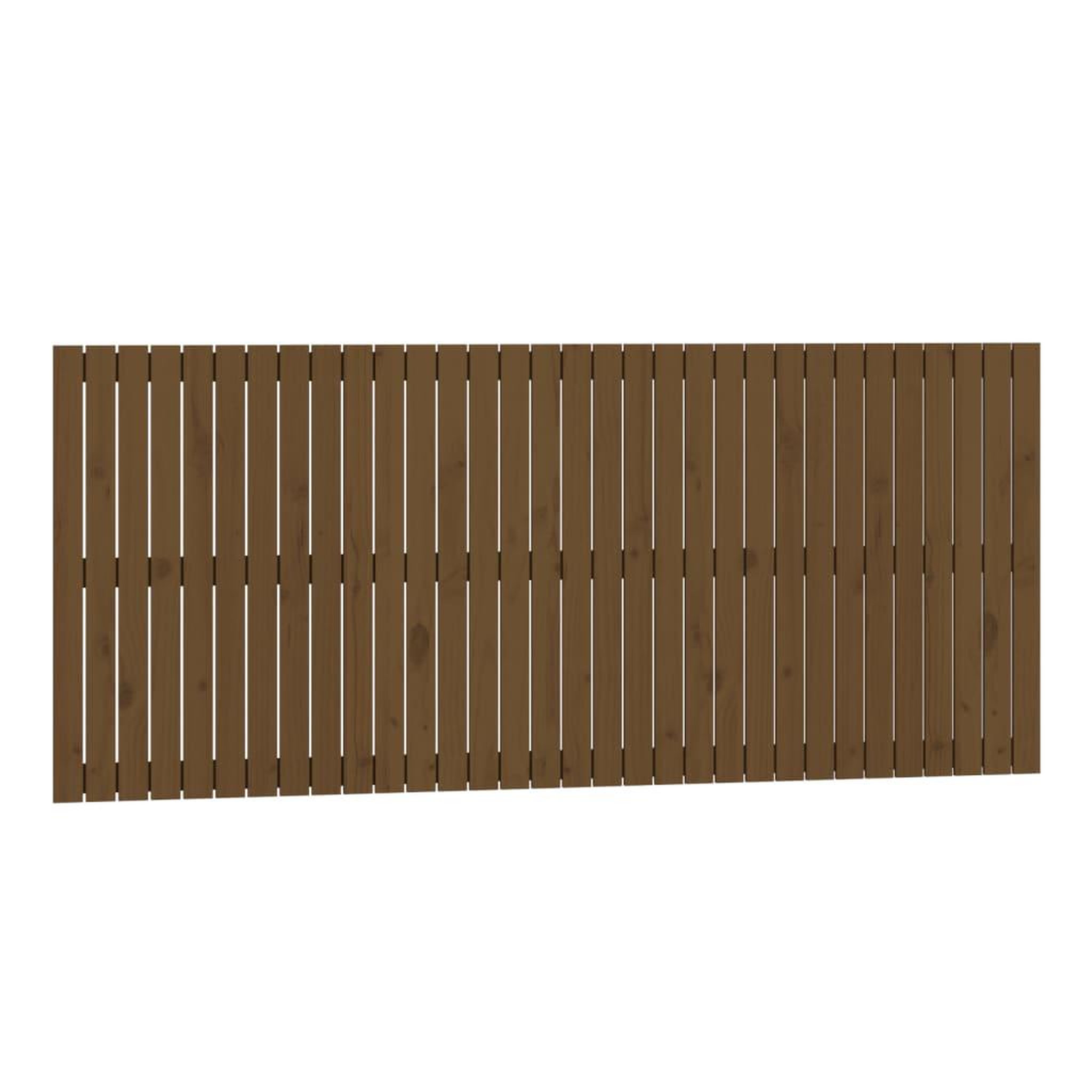 Voir la diapositive 2 : VIDAXL Tete de lit murale Marron miel 204x3x90 cm Bois massif de pin