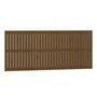 Voir la diapositive 2 : VIDAXL Tete de lit murale Marron miel 204x3x90 cm Bois massif de pin