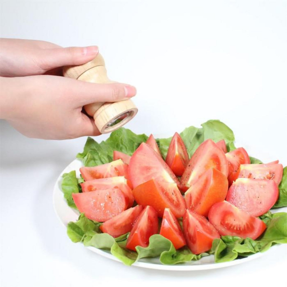 Paris Prix Moulin à Poivre & Sel en Bois  Mini  10cm Naturel