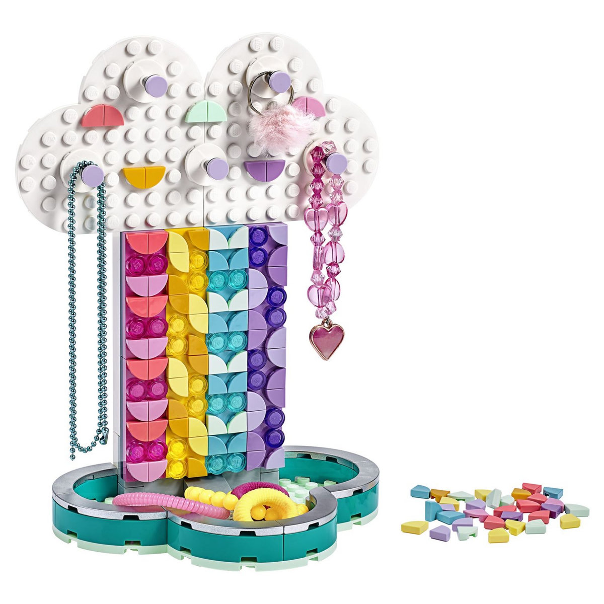 LEGO DOTS 41905 - Le porte-bijoux Arc-en-ciel