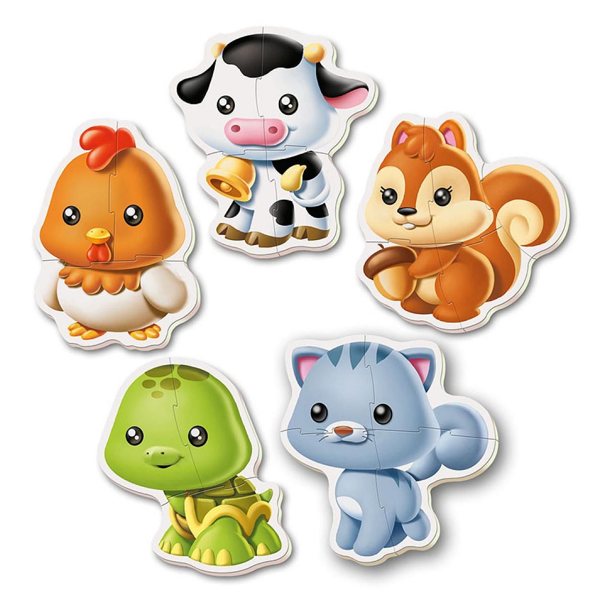 EDUCA Baby puzzles les animaux commun