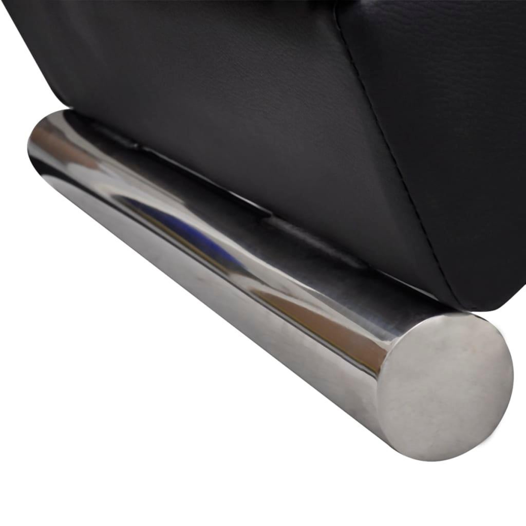 Voir la diapositive 2 : VIDAXL Chaise longue Noir Similicuir