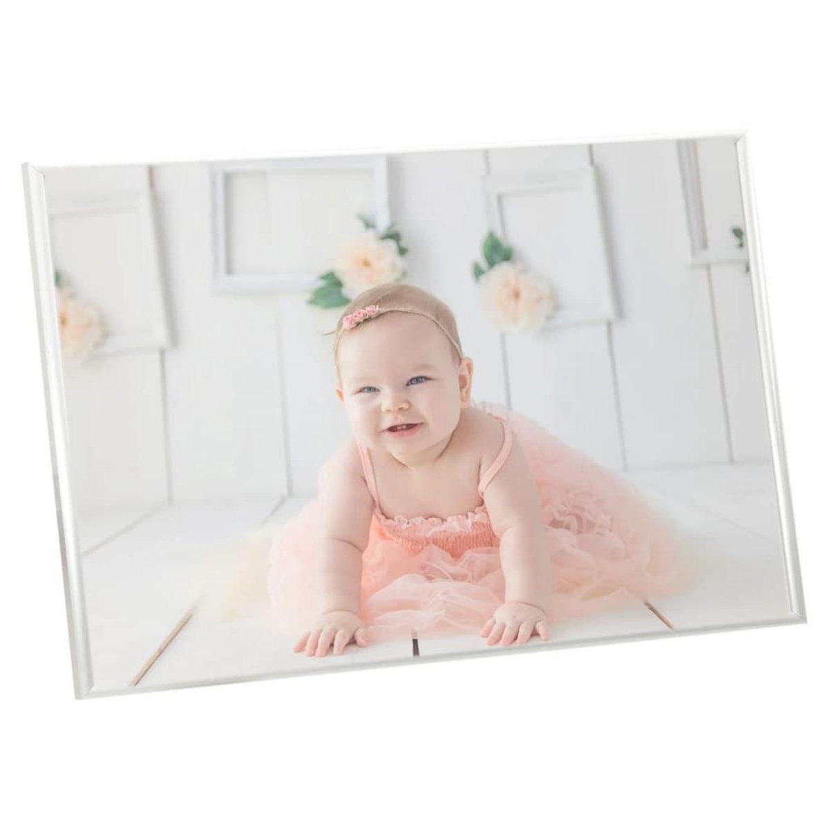 VIDAXL Collage de cadres photo 3 pcs de table Argente 21x29,7 cm MDF