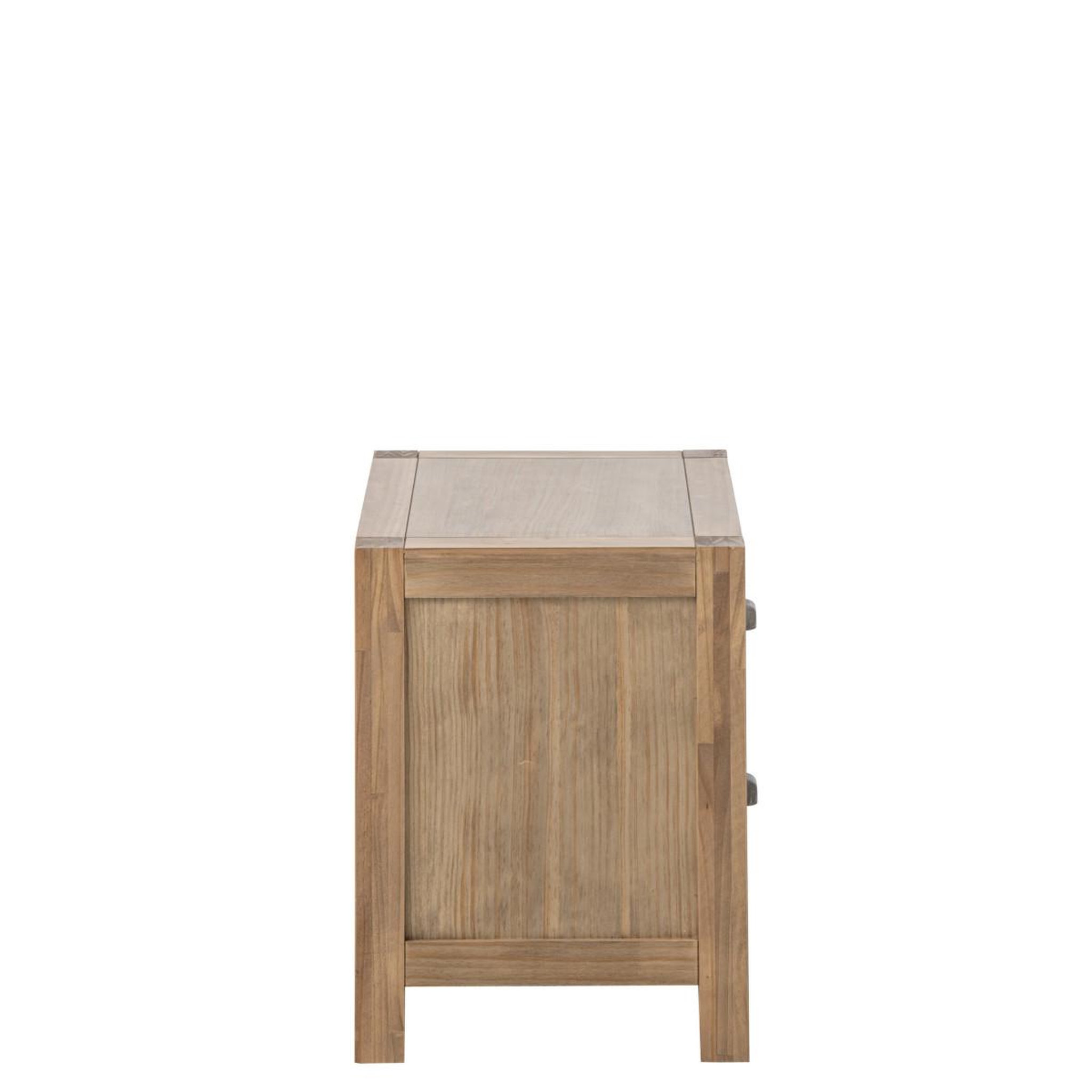 Voir la diapositive 3 : J-LINE Table de chevet en bois  blois  55cm naturel