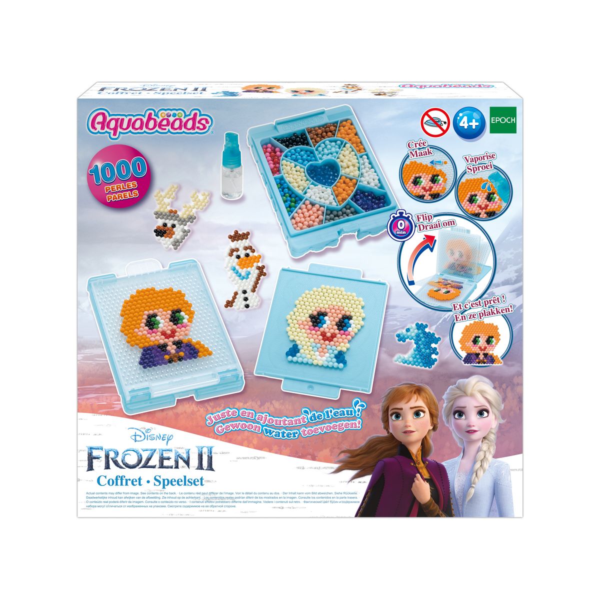 Epoch d'Enfance Aquabeads - Coffret création - La reine des neiges 2