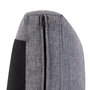 Voir la diapositive 6 : CONCEPT USINE Canapé modulable 3 places + 1 pouf tissu gris CORK