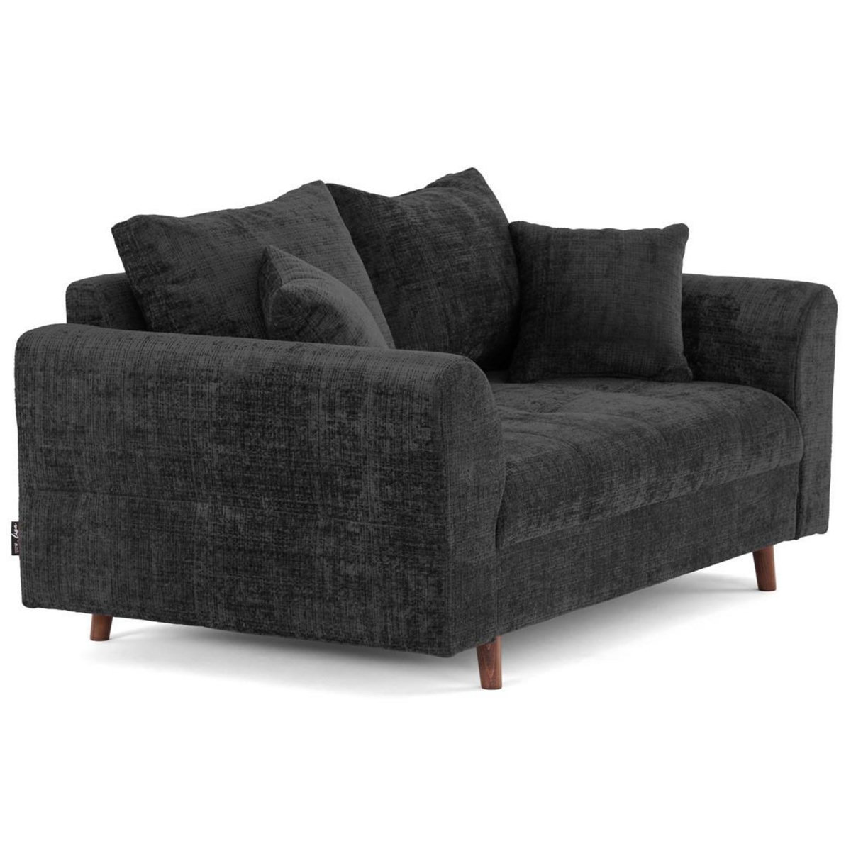 LISA DESIGN Rune - canapé droit 2 places en velours texturé