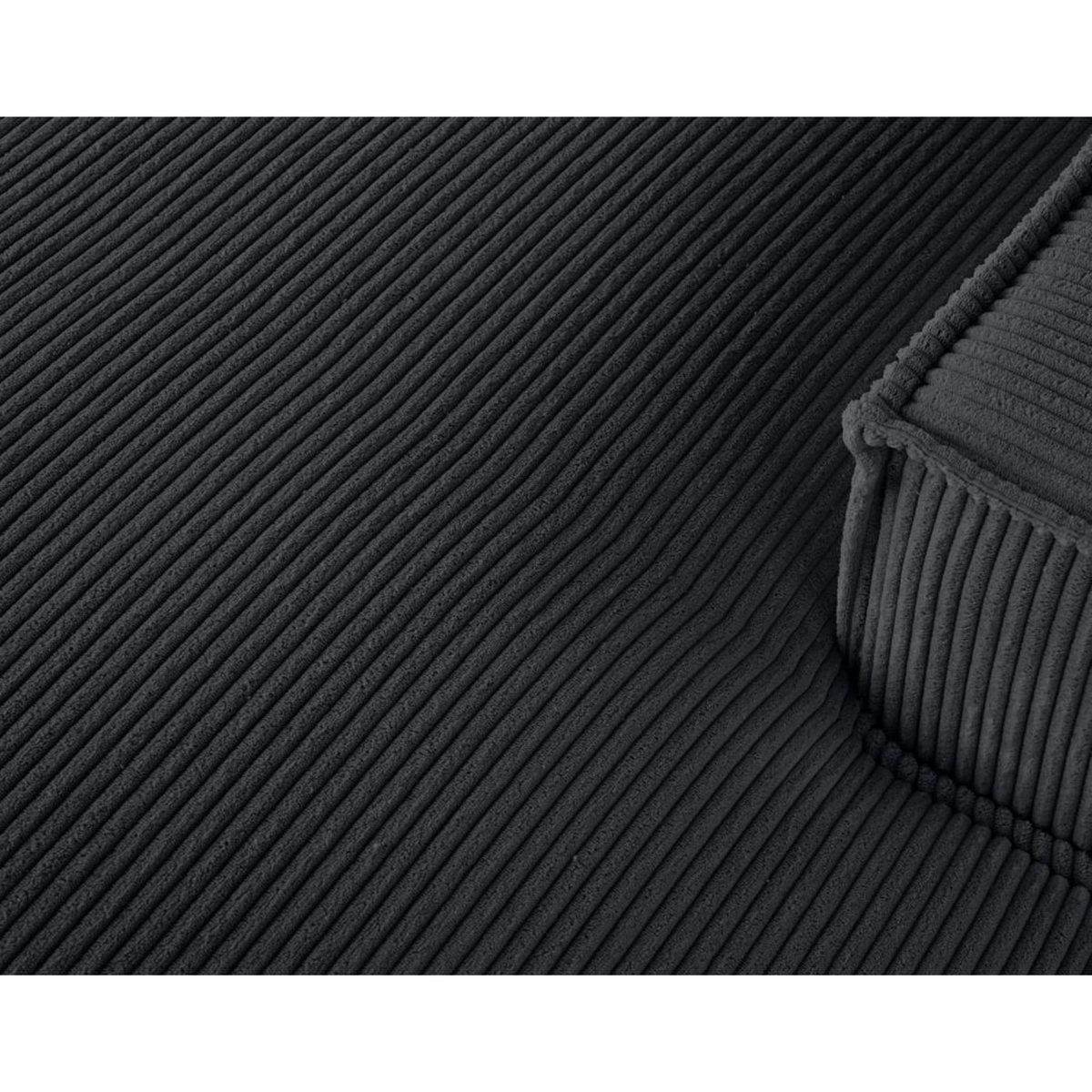 LISA DESIGN Spiaggia - canapé d'angle droit - 5 places - en velours côtelé