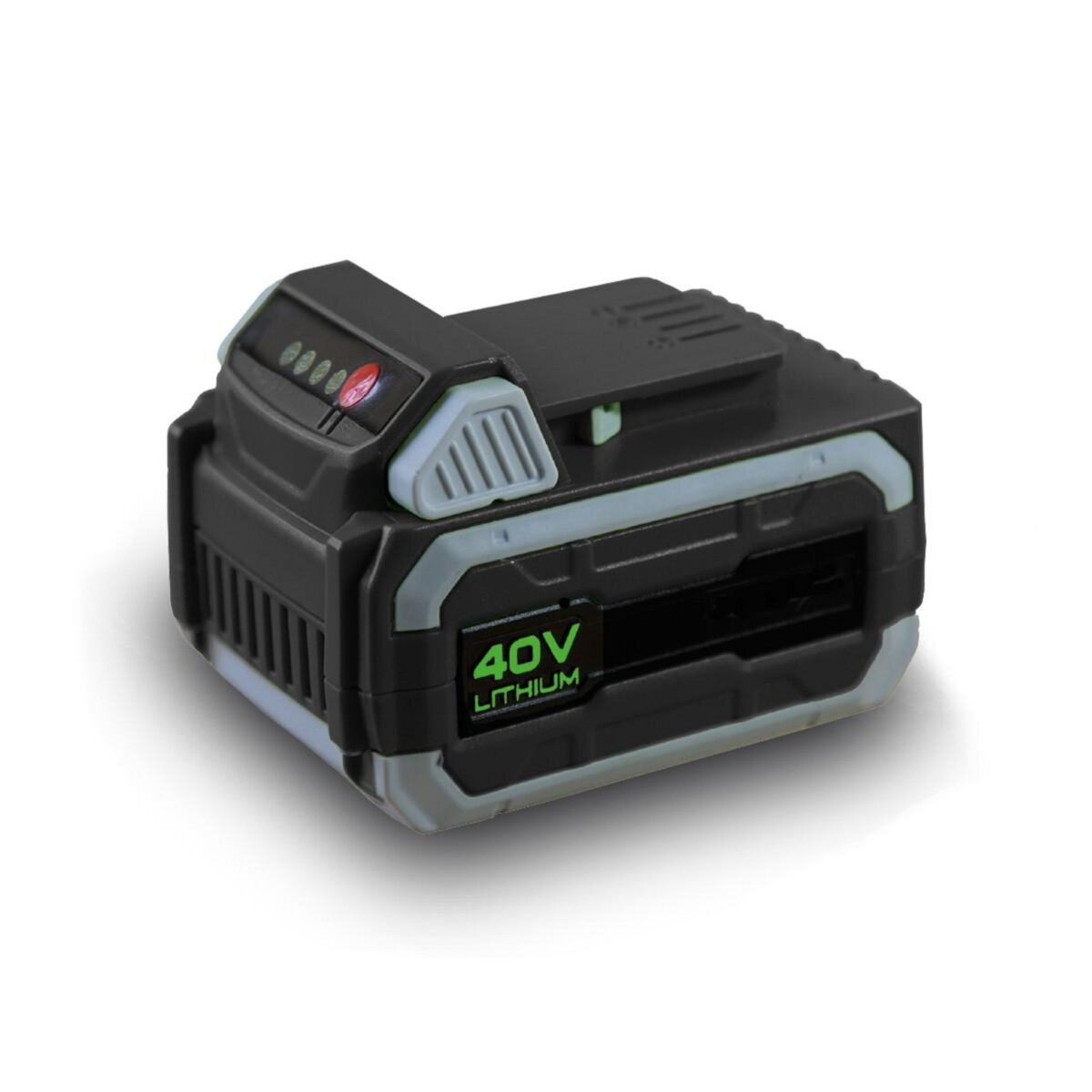 Ikra Taille Haie sur perche télescopique 40V - Lame de 43cm -Batterie Lithium 2,5Ah + Chargeur Led 40V - Sangle d'épaule IKRA