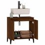 Voir la diapositive 5 : VIDAXL Meuble d'evier chene marron 58x33x60 cm bois d'ingenierie