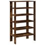 Voir la diapositive 2 : VIDAXL Etagere a chaussures chene fume 61x32x105 cm bois d'ingenierie