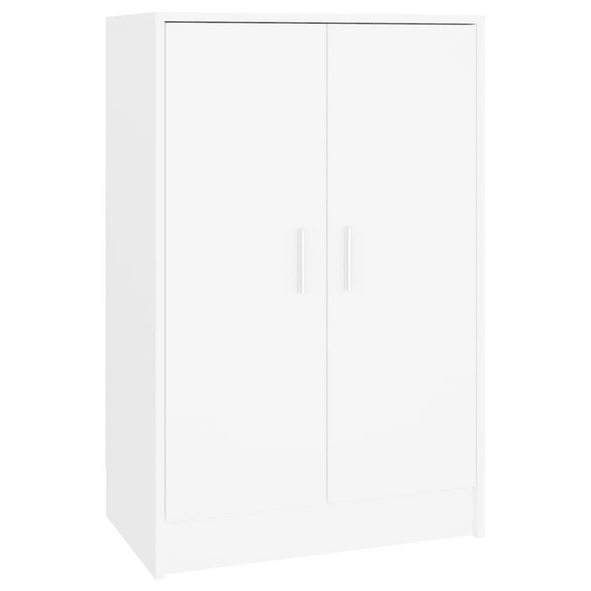 VIDAXL Armoire a chaussures Blanc 60x35x92 cm Bois d'ingenierie