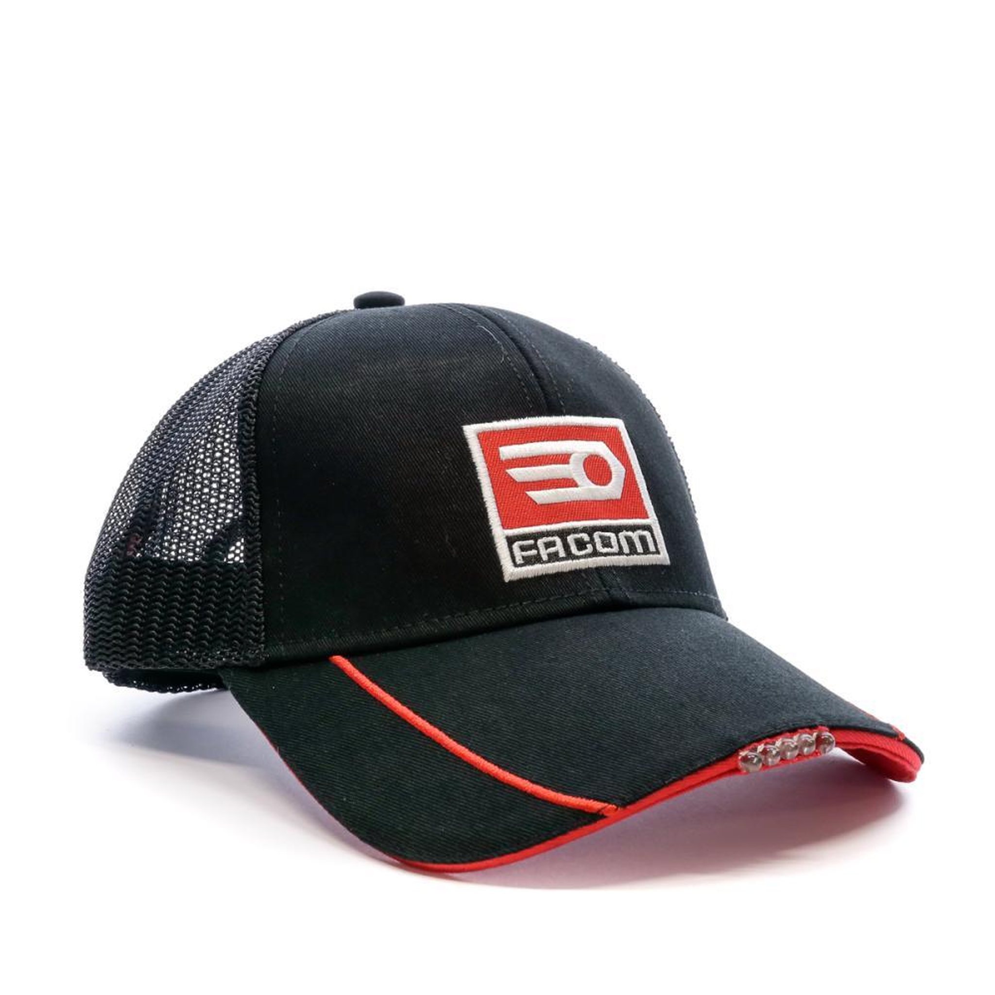 Voir la diapositive 2 : FACOM Casquette avec Led  Homme Facom WORK1