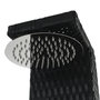 Voir la diapositive 4 : VIDAXL Douche de jardin resine tressee WPC