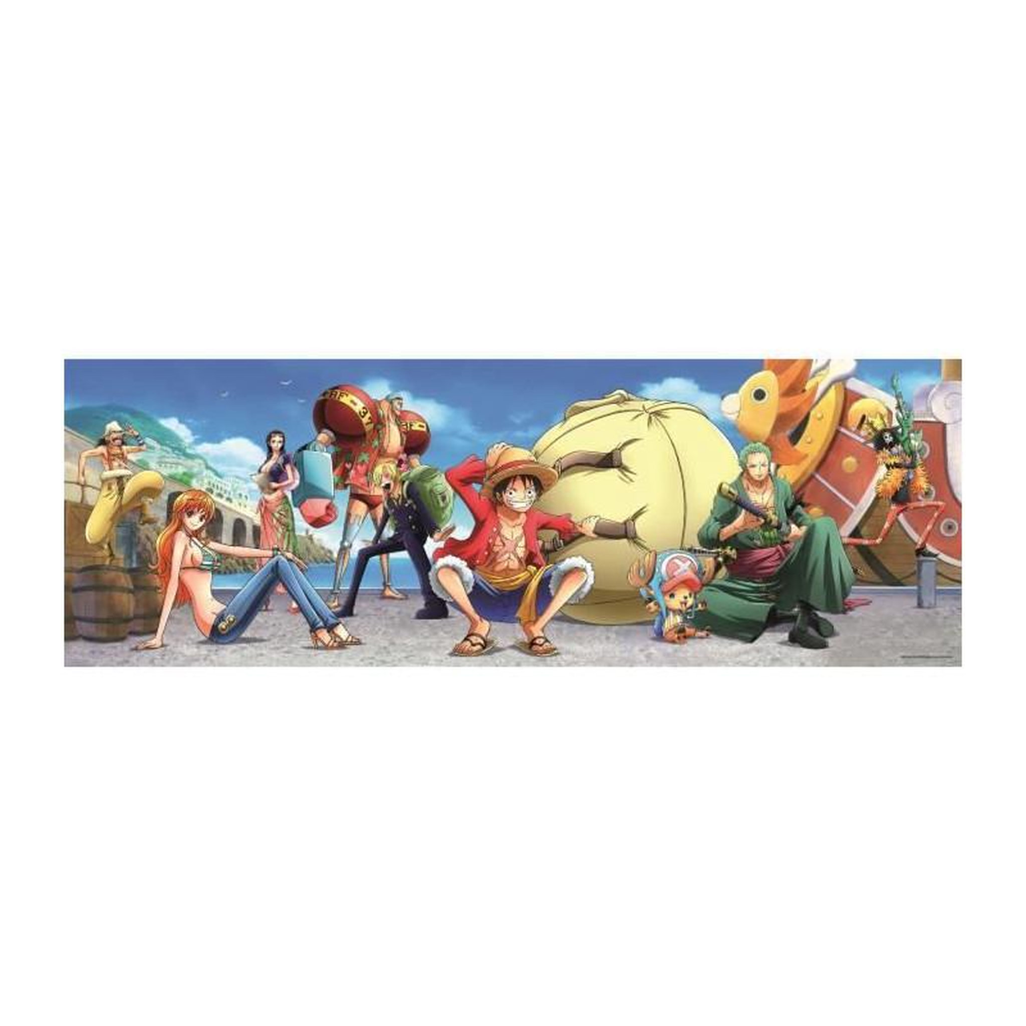 Voir la diapositive 2 : CLEMENTONI Puzzle 1000 pièces Panorama One Piece Compact – Clementoni