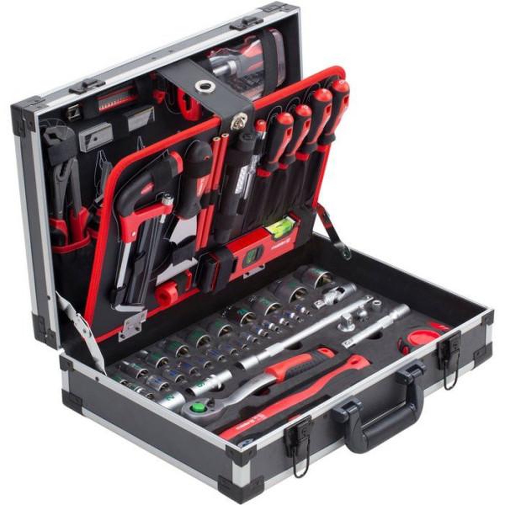 Voir la diapositive 2 : MEISTER Coffret a outils 131 pieces - meister - alu
