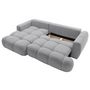 Voir la diapositive 3 : BEST MOBILIER Yulin - canapé d'angle gauche 4 places convertible avec coffre en tissu bouclette