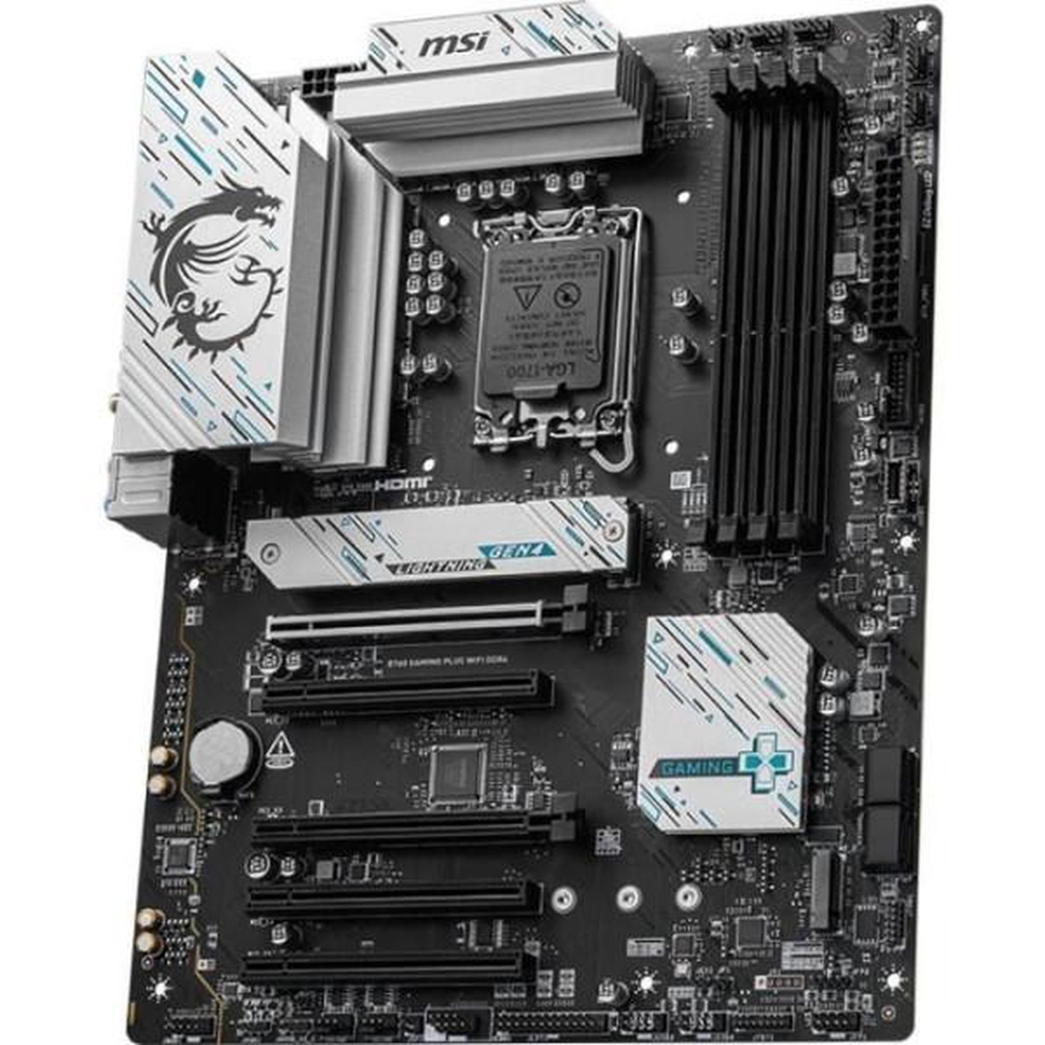 Voir la diapositive 3 : MSI Carte mere - MSI - B760 GAMING PLUS WIFI - DDR4 - LGA 1700 - 128 Go max