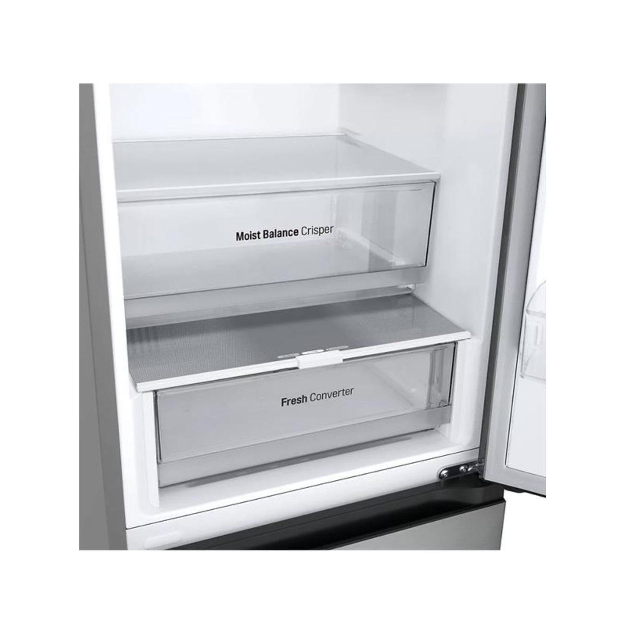 Voir la diapositive 4 : LG Réfrigérateur combiné 60cm 344l nofrost gris - gbv3100epy