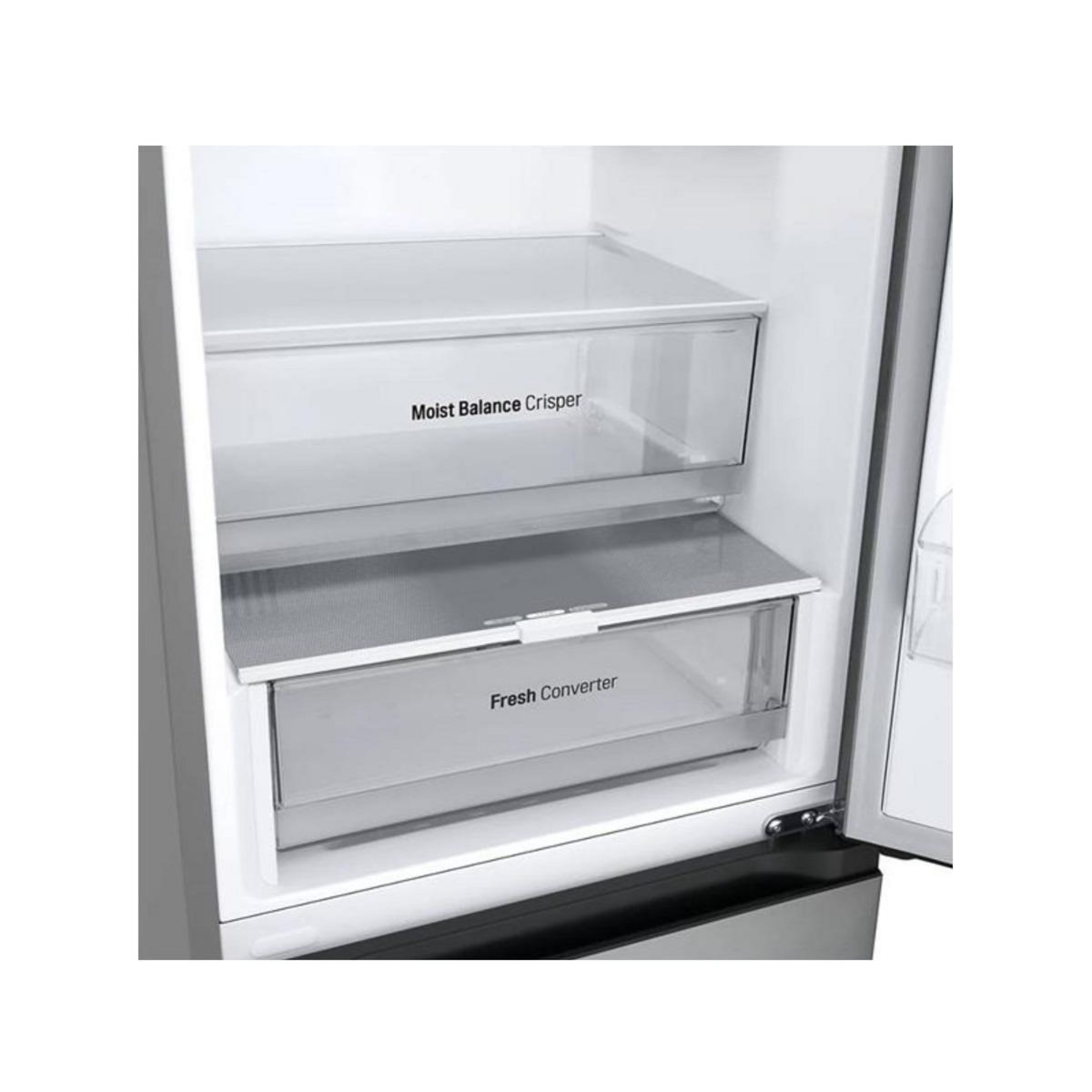 LG Réfrigérateur combiné 60cm 344l nofrost gris - GBV3100EPY