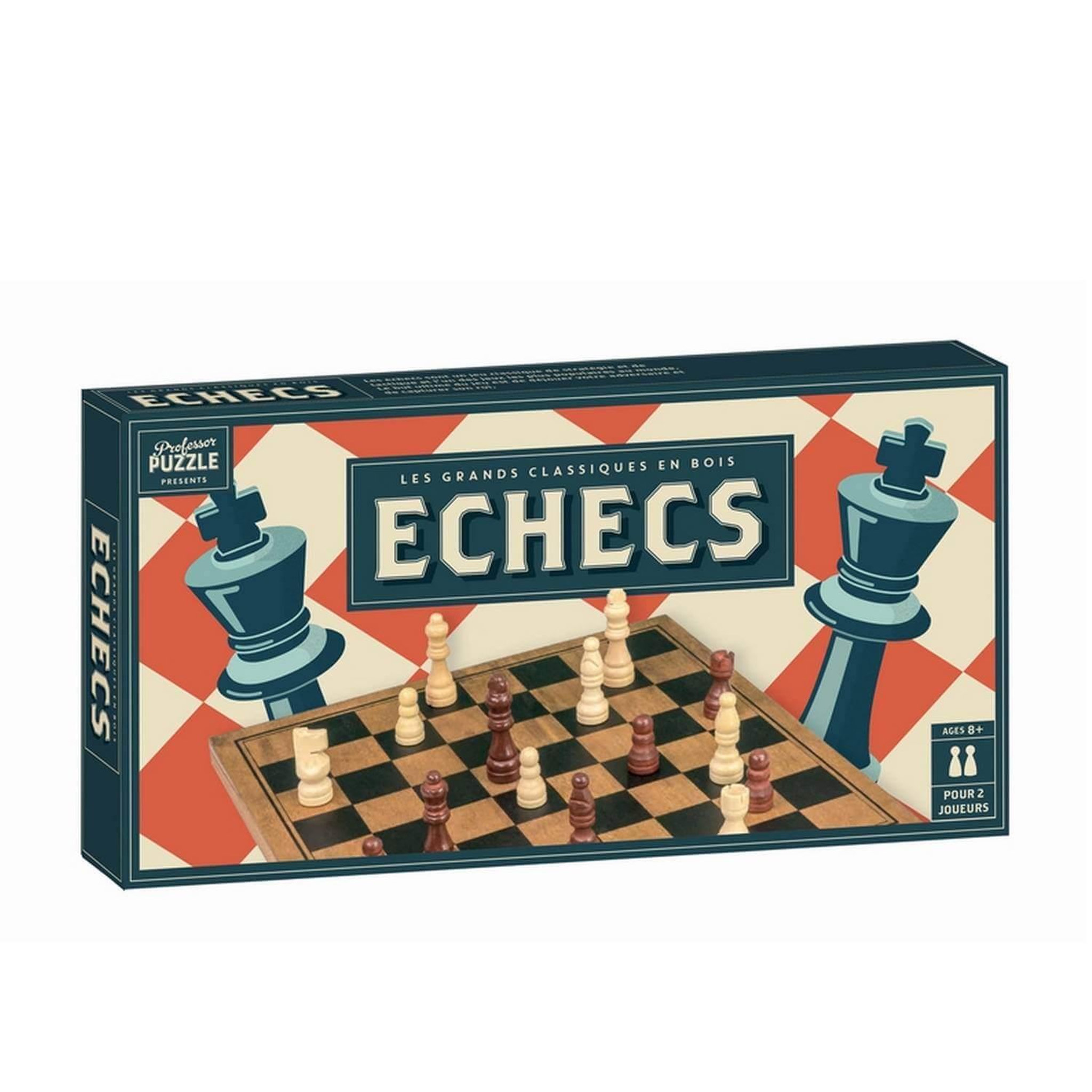Voir la diapositive 2 : Professor Puzzle Jeux d'echecs - Grand classique en bois