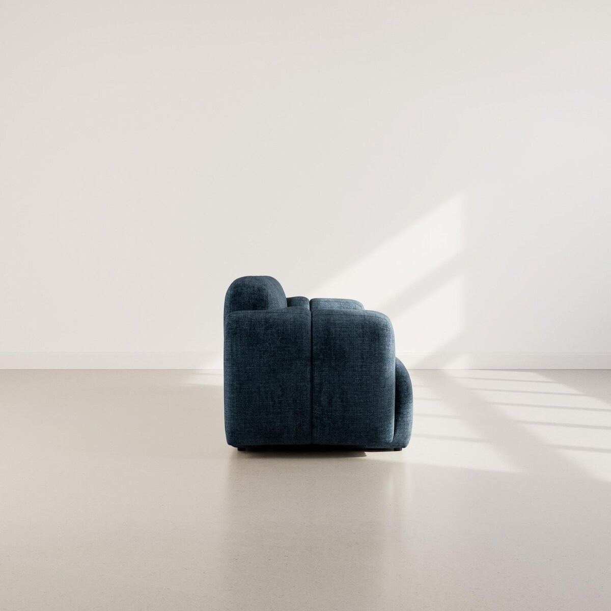 LISA DESIGN Grace - canapé modulable 2 places en velours texturé