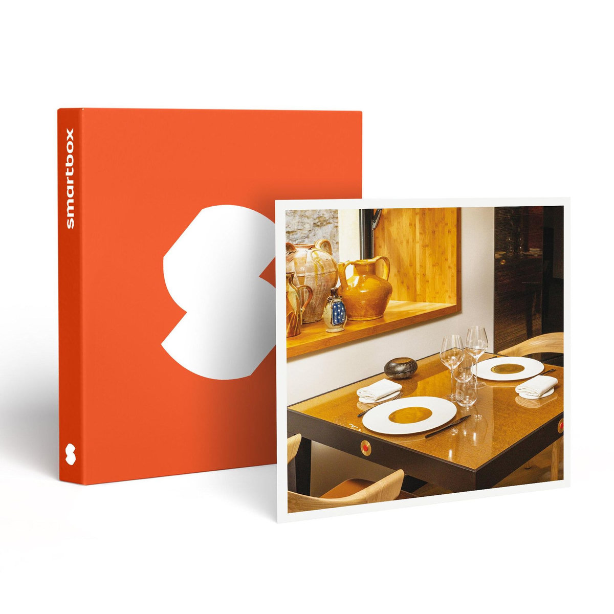 Smartbox Adresses primées : repas 4 plats au restaurant Le Puits du Trésor près de Caracassone - Coffret Cadeau Gastronomie