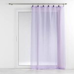 Paris Prix Rideau Voilage à Anneaux  Linka  140x240cm Lilas