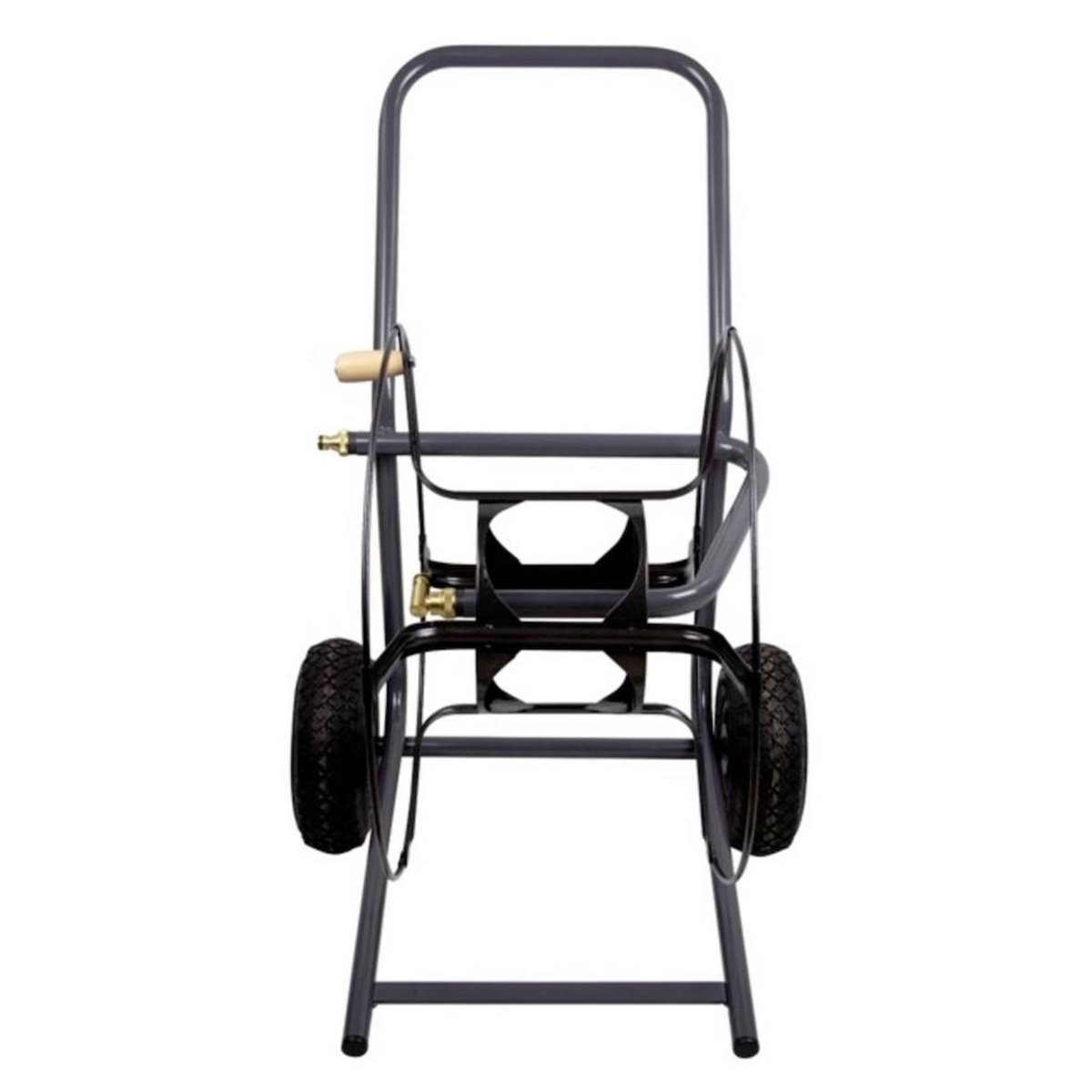 Hozelock Dévidoir de tuyau sur roues Profi 120 m nu – métal