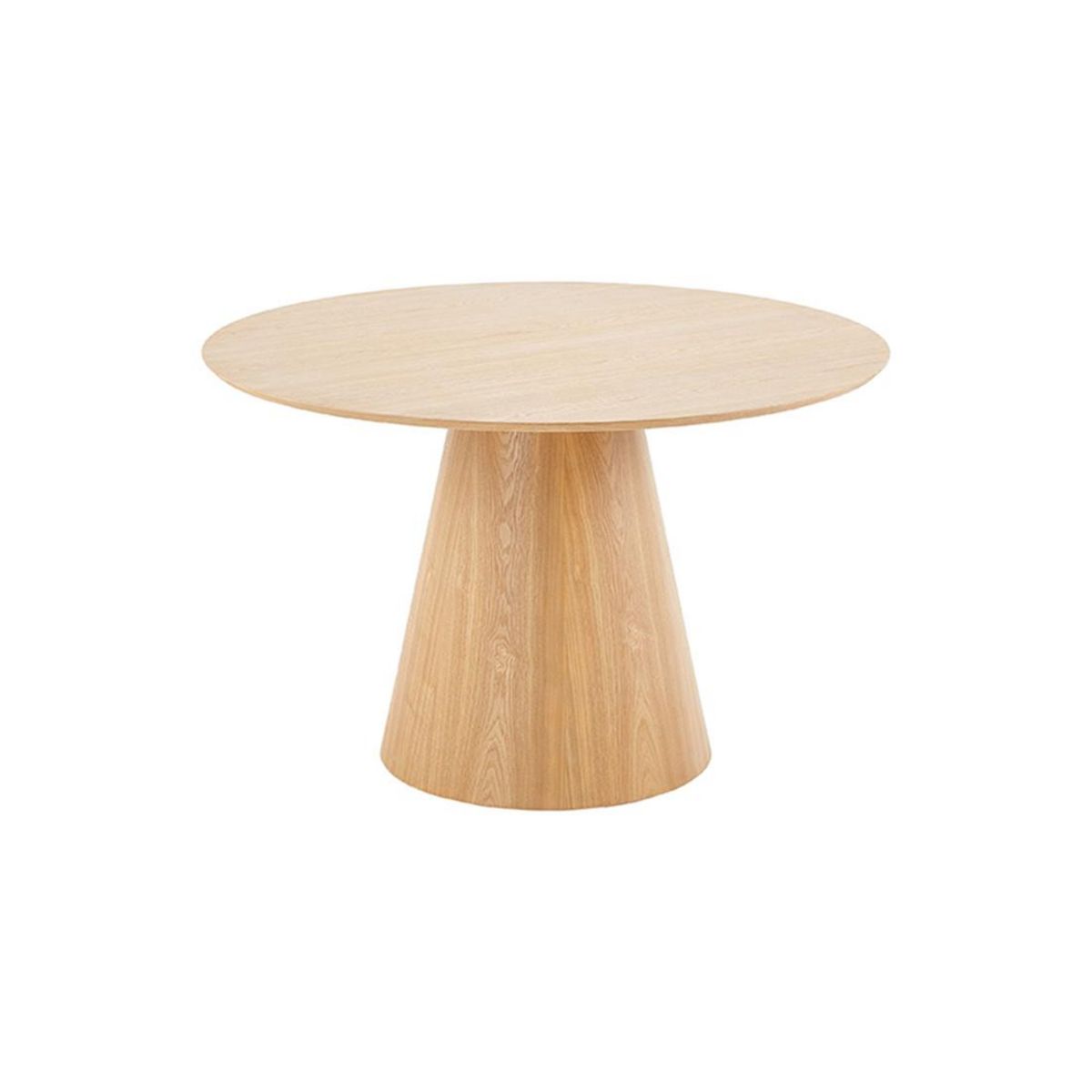 LISA DESIGN Toledo - table à manger ronde - effet bois - 120 cm - 4 à 6 personnes